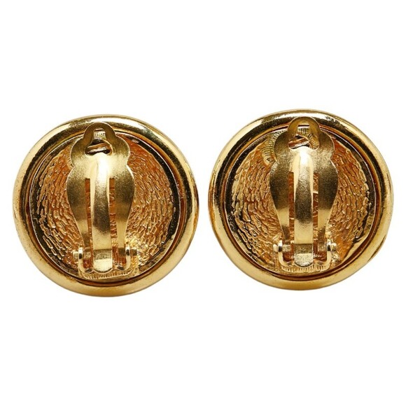 CHANEL Gold Coco Mark Earrings - Picture 3 of 7